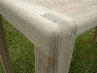 oak console table